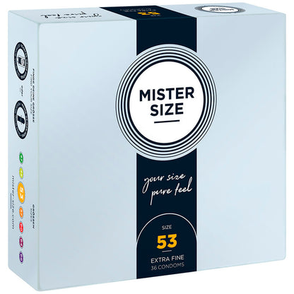 MISTER SIZE - CONDOM SIZE M 53 MM (36 UNITS) - 3