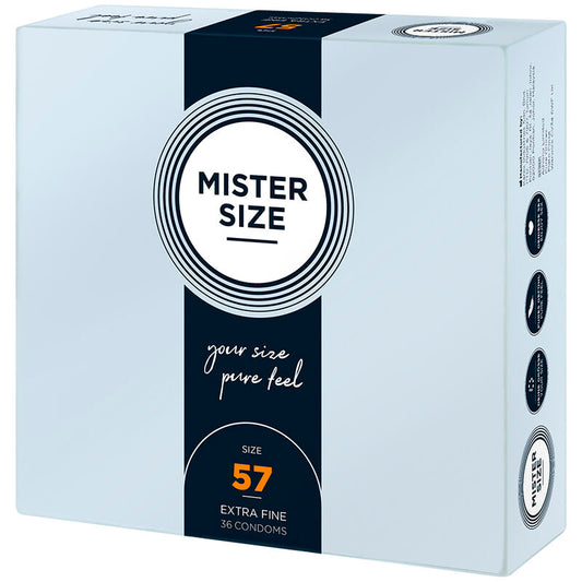MISTER SIZE - CONDOM SIZE L 57 MM (36 UNITS) - 1