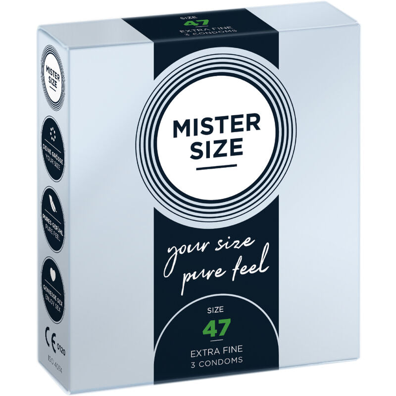 MISTER SIZE - CONDOMS SIZE XS 47 MM (3 UNITS) - 3