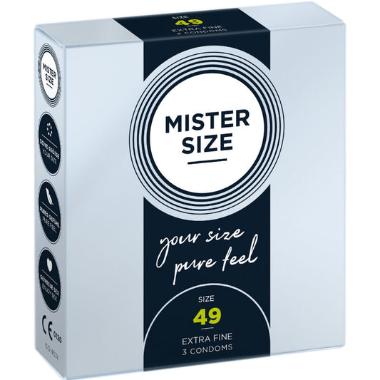 MISTER SIZE - CONDOM SIZE S 49 MM (3 UNITS) - 1
