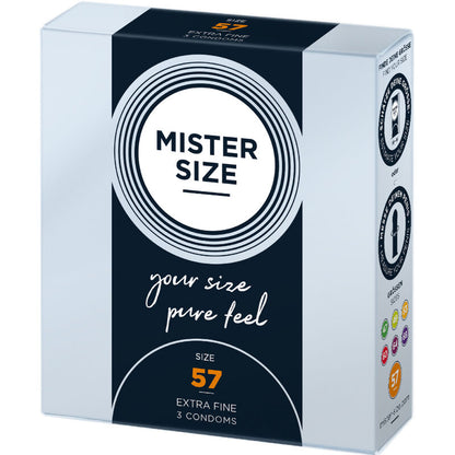 MISTER SIZE - CONDOM SIZE L 57 MM (3 UNITS) - 2