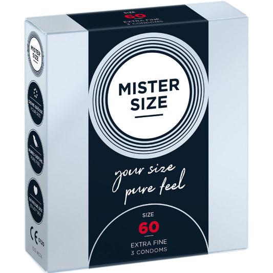 MISTER SIZE - CONDOM SIZE XL 60 MM (3 UNITS) - 1