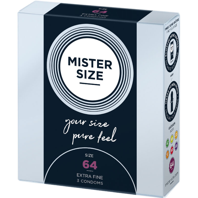 MISTER SIZE - XXL 64MM CONDOMS (3 UNITS)