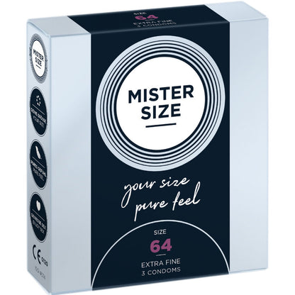 MISTER SIZE - CONDOMS SIZE XXL 64 MM (3 UNITS) - 1