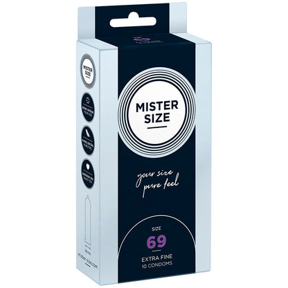 MISTER SIZE - CONDOMS SIZE XXXL 69 MM (10 UNITS) - 1