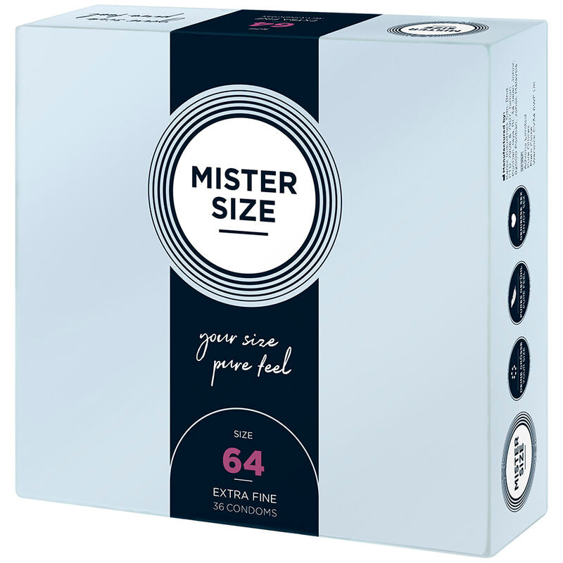 MISTER SIZE - CONDOMS SIZE XXL 64 MM (36 UNITS) - 2