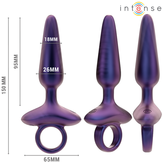 INTENSE - MARLON VIBRATING ANAL PLUG MODEL 4 REMOTE CONTROL - 1