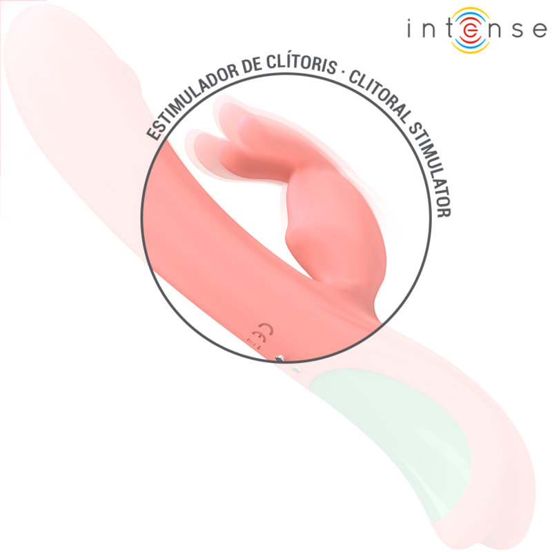INTENSE - RACHEL RABBIT VIBRATOR 5 VIBRATIONS PINK - 3