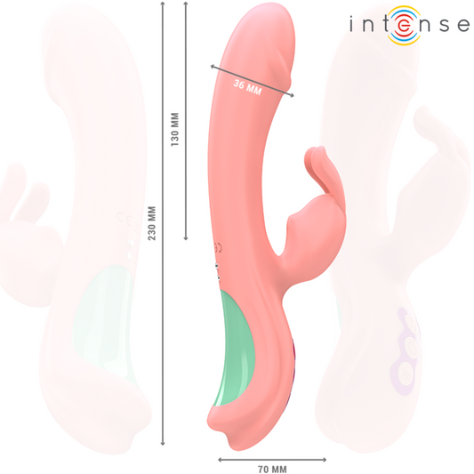 INTENSE - RACHEL RABBIT VIBRATOR 5 VIBRATIONS PINK - 1