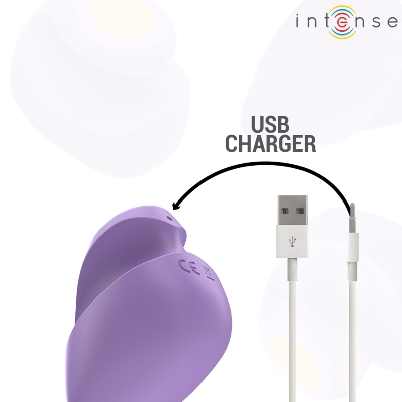 INTENSE - URSULA STIMULATOR 10 VIBRATIONS PURPLE - 4