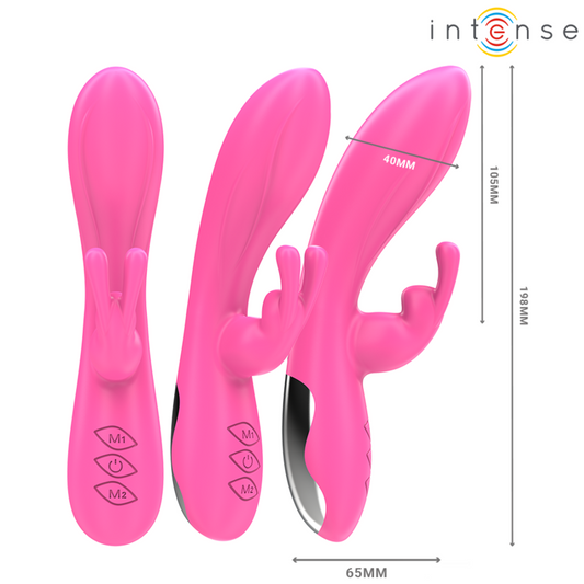 INTENSE - RANDALL RABBIT VIBRATOR 10 VIBRATIONS PINK - 1
