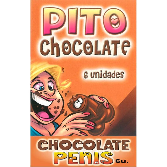 DIABLO PICANTE - BOX OF 6 PENIS-SHAPED CHOCOLATES - 1
