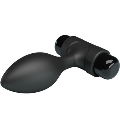 PRETTY LOVE - VIBRA BUTT 10 VIBRATIONS ANAL PLUG BLACK - 3