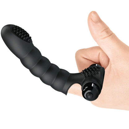 PRETTY LOVE - ALEXANDER FINGER VIBRATOR 10 VIBRATIONS BLACK - 4