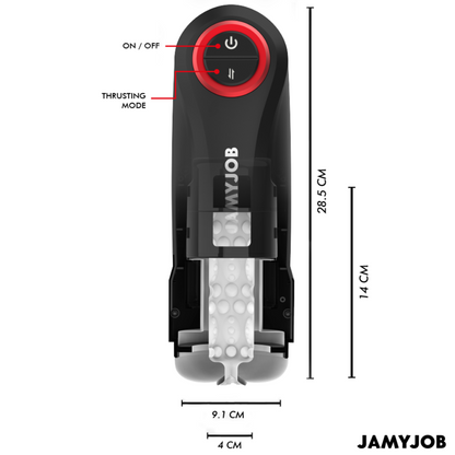 JAMYJOB - AUTOMATIC GRAVITY VAGINAL MASTURBATOR 5 SUCTION MODES