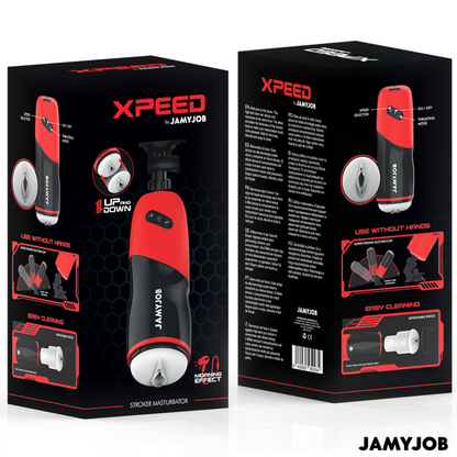 JAMYJOB - XPEED AUTOMATIC VAGINAL MASTURBATOR 5 THRUST MODES AND SOUND EFFECT