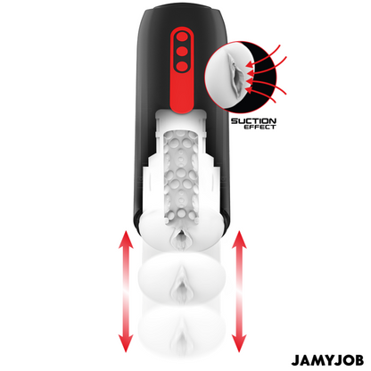 JAMYJOB - PHANTOM AUTOMATIC VAGINAL MASTURBATOR 5 SUCTION AND THRUST MODES