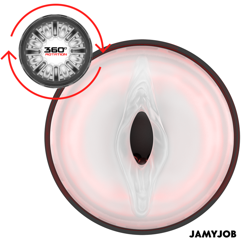 JAMYJOB - CYCLONE AUTOMATIC VAGINAL MASTURBATOR 10 ROTATION AND THRUST MODES