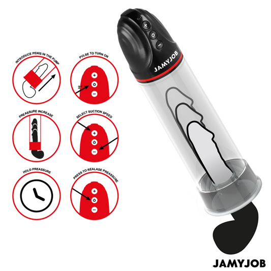 JAMYJOB - XPAND AUTOMATIC PUMP 3 LEVELS OF STIMULATING WAVES GREY - 1