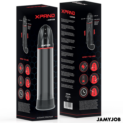 JAMYJOB - XPAND AUTOMATIC PUMP 3 LEVELS OF STIMULATING WAVES GREY - 6
