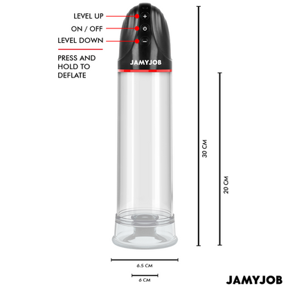JAMYJOB - XPAND AUTOMATIC PUMP 3 LEVELS OF STIMULATING WAVES GREY - 2
