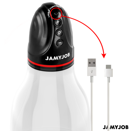 JAMYJOB - XPAND LITE AUTOMATIC TESTICLE PUMP 3 LEVELS OF STIMULATING WAVES GREY - 1