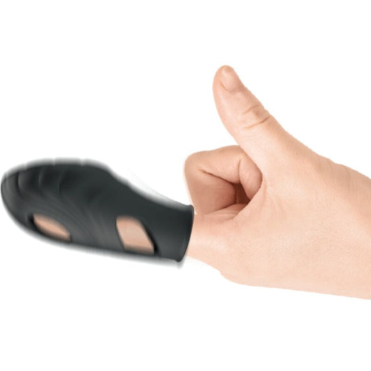 PRETTY LOVE - LICH VIBRATEUR DE DOIGT EN SILICONE NOIR