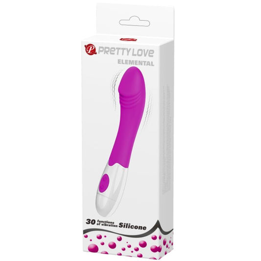 PRETTY LOVE - ELEMENTAL VIBRATOR 30 VIBRATION MODES PURPLE - 1
