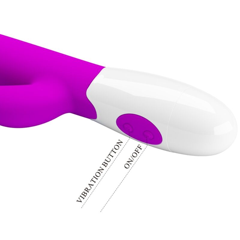 PRETTY LOVE - CENTAUR RABBIT VIBRATOR 30 VIBRATION MODES PURPLE