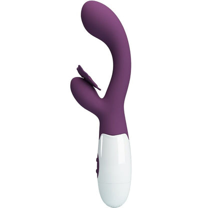 PRETTY LOVE - BUTTERFLY KISS RABBIT VIBRATOR & G-SPOT STIMULATOR PURPLE - 2