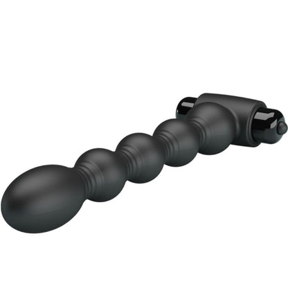 PRETTY LOVE - LYNN SILICONE ANAL PLUG 10 VIBRATIONS BLACK - 2