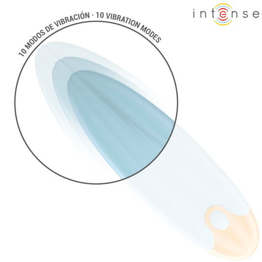 INTENSE - MIKE VIBRATING BULLET 10 VIBRATIONS BLUE - 1