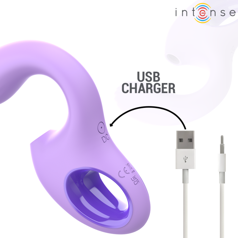 INTENSE - BAXTER PURPLE VIBRATOR AND STIMULATOR
