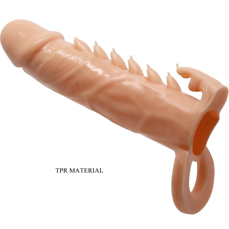 PRETTY LOVE - EMMIT PENIS SHEATH + CLITORAL STIMULATOR FLESH
