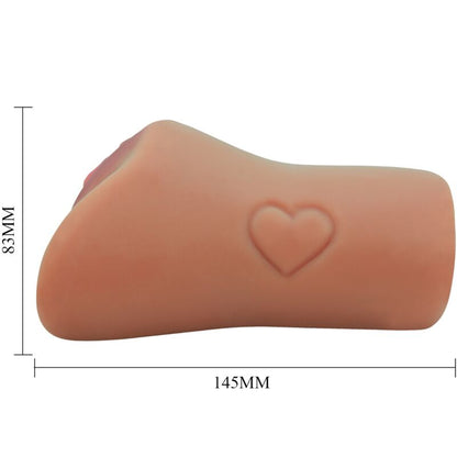 CRAZY BULL - SCARLET VAGINA AND ANUS DESIGN WITH FLESH HEART