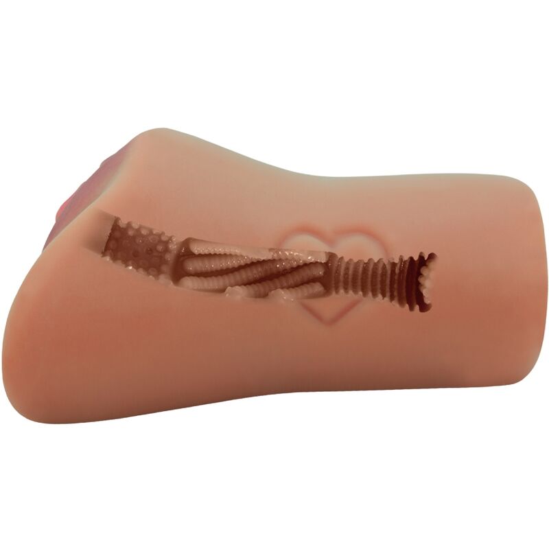 CRAZY BULL - SCARLET VAGINA AND ANUS DESIGN WITH FLESH HEART