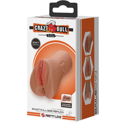 CRAZY BULL - SCARLET VAGINA AND ANUS DESIGN WITH FLESH HEART