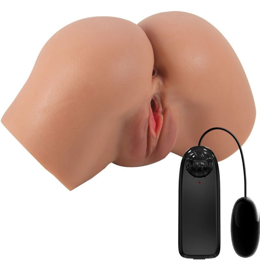 CRAZY BULL - HAILEY VIBRATOR WITH REALISTIC VAGINA AND REMOTE ANAL CONTROL