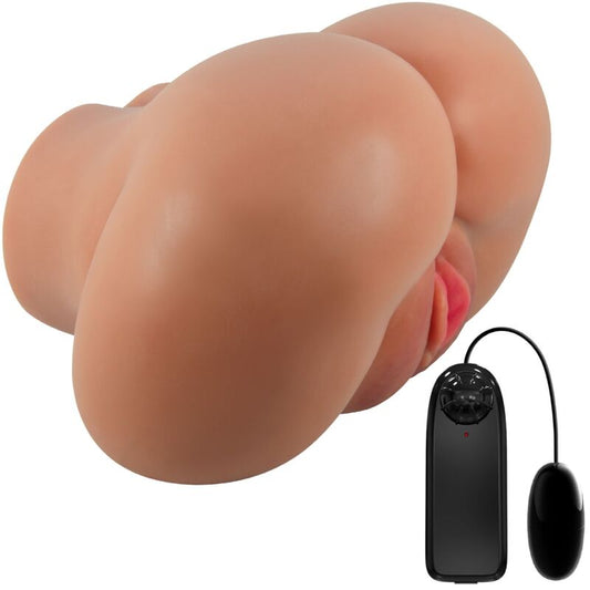 CRAZY BULL - VIBRATORE LUNA CON VAGINA REALISTICA E CONTROLLO ANO REMOTO