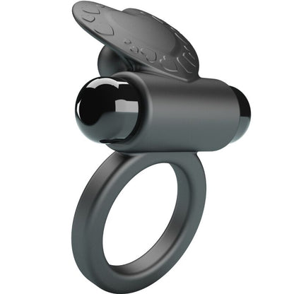 PRETTY LOVE - DEBONAIRE VIBRATING RING RABBIT 10 VIBRATIONS BLACK - 5