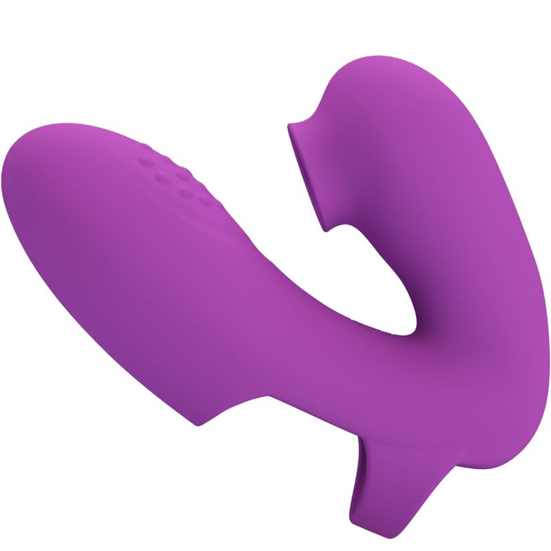 PRETTY LOVE - ATHENA FINGER VIBRATOR WITH CLITORIS STIMULATOR PURPLE - 5