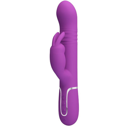 PRETTY LOVE - COALE 4 IN 1 MULTIFUNCTION RABBIT VIBRATOR  PURPLE - 1