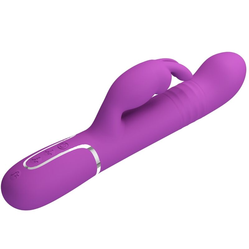 PRETTY LOVE - COALE 4 IN 1 MULTIFUNCTION RABBIT VIBRATOR  PURPLE - 3