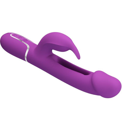 PRETTY LOVE - KAMPAS 3 IN 1 MULTIFUNCTION RABBIT VIBRATOR  PURPLE - 2