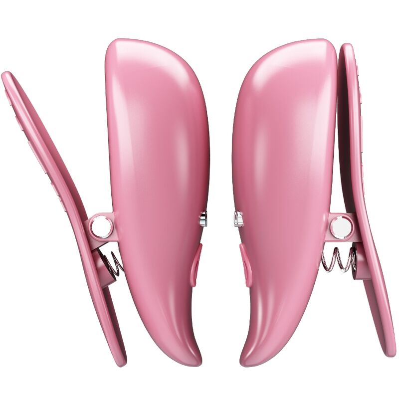 PRETTY LOVE - CAILEY NIPPLE CLAMPS 10 VIBRATIONS REMOTE CONTROL PINK - 2