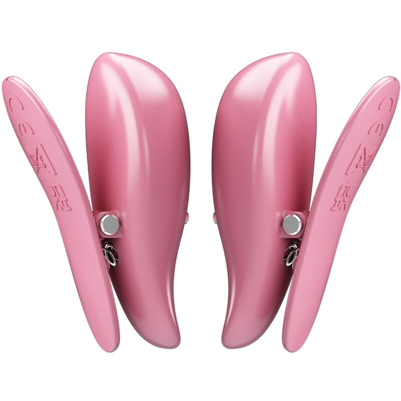 PRETTY LOVE - CAILEY NIPPLE CLAMPS 10 VIBRATIONS REMOTE CONTROL PINK - 4