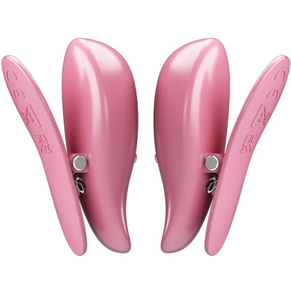 PRETTY LOVE - CAILEY NIPPLE CLAMPS 10 VIBRATIONS REMOTE CONTROL PINK - 4