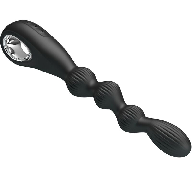 PRETTY LOVE - FEDERER ANAL VIBRATOR 12 VIBRATIONS BLACK - 3