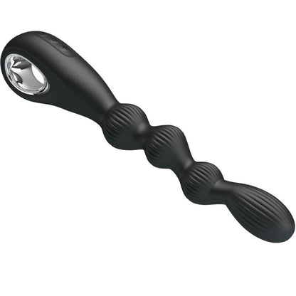 PRETTY LOVE - FEDERER ANAL VIBRATOR 12 VIBRATIONS BLACK - 3