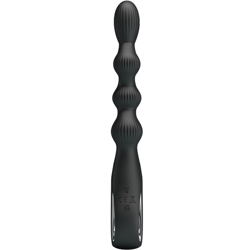 PRETTY LOVE - FEDERER ANAL VIBRATOR 12 VIBRATIONS BLACK - 2